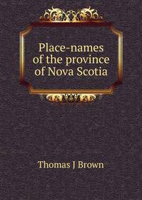 Place-names of the province of Nova Scotia