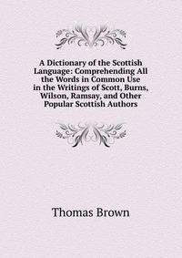 A Dictionary of the Scottish Language: Comprehending All the Words in Common Use in the Writings of Scott, Burns, Wilson, Ramsay, and Other Popular Scottish Authors
