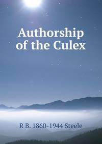 Authorship of the Culex