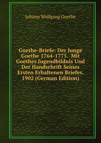 Goethe-Briefe: Der Junge Goethe 1764-1775. Mit Goethes Jugendbildnis Und Der Handschrift Seines Ersten Erhaltenen Briefes. 1902 (German Edition)
