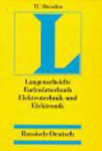 Fachwoerterbuch Elektrotechnik und Elektronik Russ-Deu