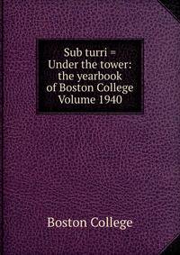 Sub turri = Under the tower: the yearbook of Boston College Volume 1940