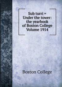 Sub turri = Under the tower: the yearbook of Boston College Volume 1914