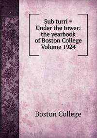 Sub turri = Under the tower: the yearbook of Boston College Volume 1924