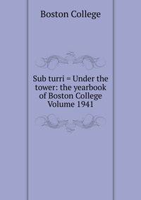 Sub turri = Under the tower: the yearbook of Boston College Volume 1941