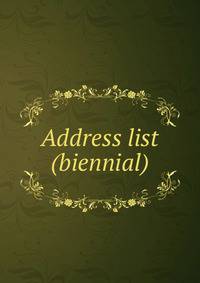 Address list (biennial)