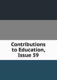 Contributions to Education, Issue 59