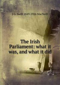 The Irish Parliament: what it was, and what it did