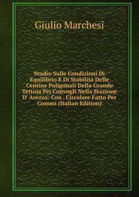 Studio Sulle Condizioni Di Equilibrio E Di Stabilit? Delle Centine Poligonali Della Grande Tettoia Pei Convogli Nella Stazione D' Arezzo: Con . Circolare Fatto Per Commi (Italian Edition)