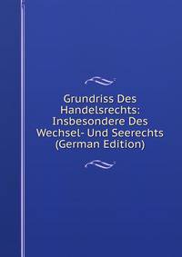 Grundriss Des Handelsrechts: Insbesondere Des Wechsel- Und Seerechts (German Edition)