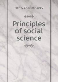 Principles of social science