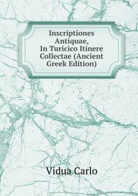 Inscriptiones Antiquae, In Turicico Itinere Collectae (Ancient Greek Edition)