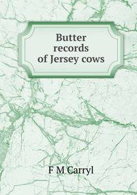 Butter records of Jersey cows