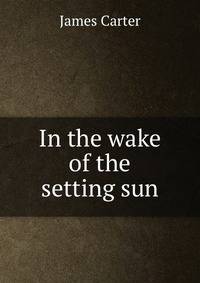 In the wake of the setting sun