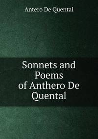 Sonnets and Poems of Anthero De Quental