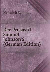 Der Prosastil Samuel Johnson'S (German Edition)