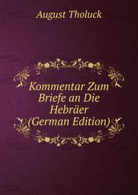 Kommentar Zum Briefe an Die Hebraer (German Edition)