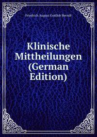 Klinische Mittheilungen (German Edition)