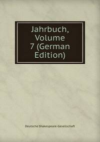 Jahrbuch, Volume 7 (German Edition)