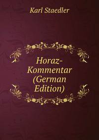 Horaz-Kommentar (German Edition)