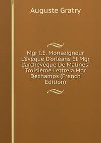 Mgr I.E. Monseigneur L'?v?que D'orl?ans Et Mgr L'archev?que De Malines: Troisi?me Lettre a Mgr Dechamps (French Edition)