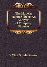 The Modern Balance Sheet: An Analysis of Company Finance
