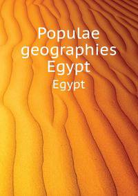 Populae geographies. Egypt