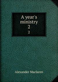 A year's ministry