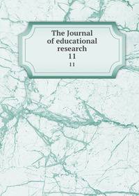 The Journal of educational research. 11