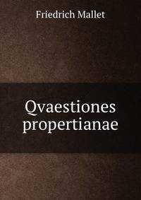 Qvaestiones propertianae