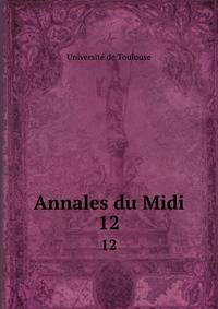 Annales du Midi. 12