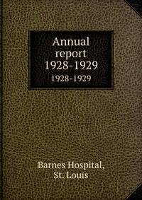 Annual report. 1928-1929