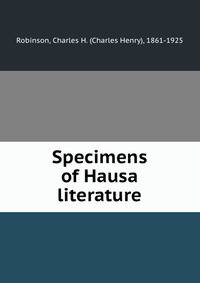 Specimens of Hausa literature