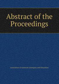 Abstract of the Proceedings