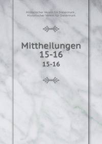 Mittheilungen. 15-16