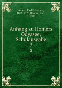 Anhang zu Homers Odyssee, Schulausgabe. 3
