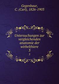Untersuchungen zur vergleichenden anatomie der wirbelthiere. 3
