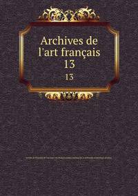 Archives de l'art fran?ais