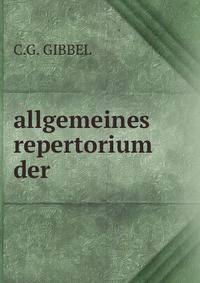 allgemeines repertorium der