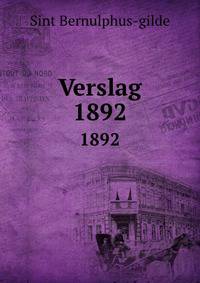 Verslag. 1892