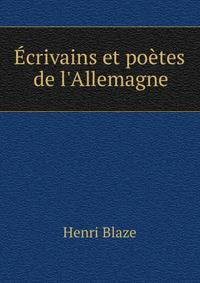 ?crivains et po?tes de l'Allemagne