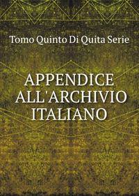 APPENDICE ALL'ARCHIVIO ITALIANO