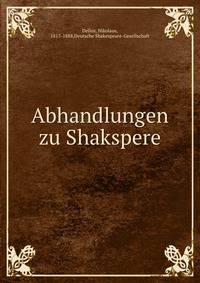 Abhandlungen zu Shakspere