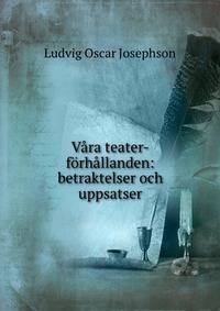 Vara teater-forhallanden: betraktelser och uppsatser