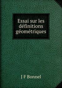 Essai sur les definitions geometriques