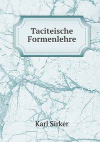 Taciteische Formenlehre