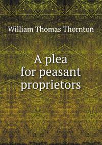 A plea for peasant proprietors