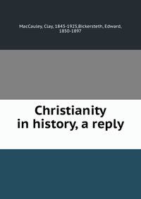 Christianity in history, a reply