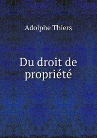 Du droit de propriete
