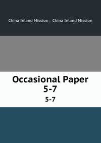 Occasional Paper. 5-7